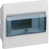 IC2 Rozdzielnica 1x8M p/t, IP40, drzwi transparentne VR108TP