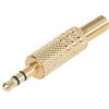 Wtyk JACK 3.5mm stereo złocony