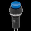 12mm 2-pin 3A ON-OFF Button Switch PBS-11A, Round, Blue