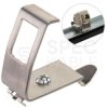 Adapter montażowy keystone pojedynczy na szynę DIN TH35 metalowy Alantec
