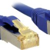 kabel LAN LINDY 47281, 1 szt., RJ45, CAT 6a (CAT 7), S/FTP, 5.00 m, niebieski