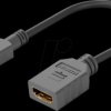 58683 HDMI Adapter, HDMI Micro D male to HDMI female