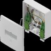 GFTA424P FTTH junction box, 2x LC duplex, ready to splice
