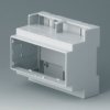 PC DIN rail enclosure, (L x W x H) 58 x 106 x 90 mm, light gray, B6705105