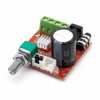 Wzmacniacz audio 10W+10W kl.D mocy PAM8610 4-8ohm 20Hz-50KHz 40x40x20
