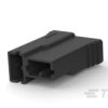 Obudowa do konektorów zaciskanych Gniazdo 2-pinowe Czarny