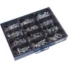 Affix Locking Screws/Nuts In Steel Case - 300 Piece