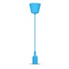 VT-7228 Lampa wisząca trzonek: E27 niebieski 3476 V-TAC
