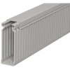 Wiring duct, (L x W x H) 2000 x 25 x 80 mm, PVC, stone gray, 6178050, 1 piece with 2 meters