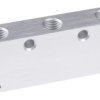 Rozdzielacz liczba wylotów 6 wylotowe G 1/4 żeńskie Aluminium anodowane wlotowe G 3/8 żeńskie liczba wylotów 1 20 barów