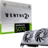MSI Karta graficzna Nvidia GeForce RTX 5070 GeForce RTX5070 VENTUS 2X OC White 12 GB GDDR7 RAM PCIe x16 HDMI® 2.1, Displ