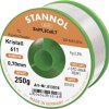 Cyna lutownicza bezołowiowa Stannol Kristall 611 Fairtin bezołowiowa Sn99,3Cu0,7 REM1 250 g 0.7 mm