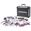 WorkPro WP209100 Tool Kit Universal Case 297-piece for DIYers