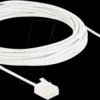 80777 RJ45 Network Cable Cat.6 UTP Ultra Slim 5 m white with short plu