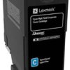 Lexmark Toner 84C2HCE tusz oryginalny Cyjan 16000 strony 84C2HCE