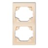 LOGO Ramka pionowa podwójna beżowy 1LRV-2
