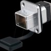 IC06-R303 RJ45 coupler, RJ45 jack on both sides, metal