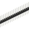 Pin header, 20 pole, pitch 2.54 mm, straight, black, 10046392