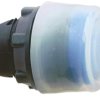 Łeb przycisku, Ø 29.5 mm, IP67, IP66, kolor: Niebieski Sprężyna powrotna, Schneider Electric, Harmony XB5 22 mm