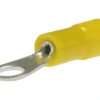 Końcówka oczkowa izolowana typ KOE DIN 25mm2 / M6 miedziana cynowana galwanicznie żółta ERKO