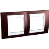 UNICA PLUS Ramka 2 podwójna pozioma lazur karminowy MGU6.004.851 SCHNEIDER ELECTRIC