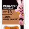 6 x baterie do aparatów słuchowych Duracell Easy Tab 13