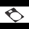 Szyld opisowy 30x40mm do etykiet 8x27mm czarny 22mm prostokątny ZBZ32 /10szt./