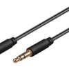 Kabel Łączący Audio Aux, 3,5 Mm Stereo 3-Pinowy, Cienki, Cu - Długość Kabla 1 M