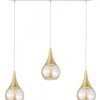 Lampa wisząca nowoczesna 3xE27 LACRIMA WHITE