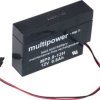 Akumulator ołowiowy multipower MP0,8-12H 137124, AGM, 12 V, 0.8 Ah