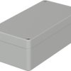 ABS enclosure, (L x W x H) 160 x 80 x 55 mm, light gray (RAL 7035), IP65, 03220000