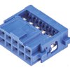 Złącze IDC kablowe 90°, 1A, 10-pinowe, raster: 2.54mm, seria: AMP-LATCH 609, TE Connectivity