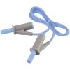 VOLTCRAFT VC8063350 Safety test lead Banana jack 4mm0.75 m; Blue; MSB-5010 A