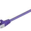 Cat 5E Kabel Łączący, Sf/Utp, Fioletowy - Długość Kabla 0.5 M