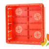 Puszka podtynkowa Pp/t 9 (196x196x68,5) biała pokrywa zaślepka tekturowa IP40 11.9 ELEKTRO-PLAST