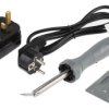 Lutownica elektryczna RS PRO 40W Typ F — wtyczka Schuko z konwerterem UK