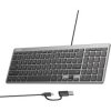 Klawiatura przewodowa Unitek SlimTap USB-C/USB-A