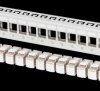 DN-91410-24 Patch panel, Cat.6a, 1 U, 24-port, shielded, with 24x DN-93615