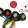 Kontrolka czerwona LED 10mm 12-24V AC/DC