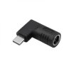 Adapter DC 7,9/5,5mm + pin na USB typu C - gniazdo do zasilacza uniwersalnego - Akyga AK-ND-D01