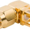 SMA plug 50 Ω, solder connection, angled, 901-9894-RFX