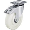 Blickle 610584 LK-SPO 100K-1-FI Pressed Steel Swivel Castor - Wheel Ø 100mm