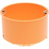 Cavity wall junction box, Ø74 x 61 mm, no. of entries: 1, orange, IP30, 306050