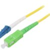 Sca-Lcu/Os2-300Yl Patch Cord Światłowodowy Os2 Lc/Upc,Sc/Apc 30M Lszh Żółty