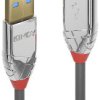 Lindy 36625 Kabel USB 0,5 m USB 3.2 Gen 1 (3.1 Gen 1) USB A Szary