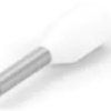 Insulated wire end ferrule, 0.5 mm², 12 mm/6 mm long, DIN 46228-4, white, 966067-1
