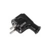 WTYCZKA SIECIOWA WT-35 KĄTOWA CZARNA 230V 16A Z UZIEMIENIEM