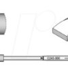 C245866 C245 soldering tip, chisel-shaped, C245866/6.6 x 1.8 mm, straigh