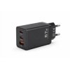Ładowarka sieciowa Voltage GaN Charger 67W PD 3.0 QC 3.0 USB-A 2x USB-C czarna
