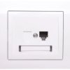 KIER Gniazdo telefoniczne pojedyncze RJ11 białe GPT-1W/00